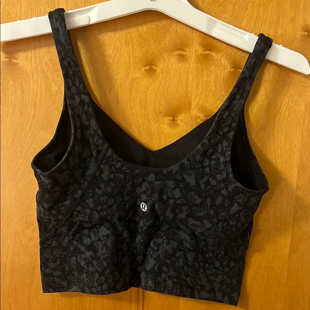 Black Patterned Lululemon Align Tank - image 2